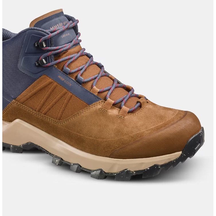 QUECHUA MH500 MID Sepatu Boots Gunung Pria Waterproof