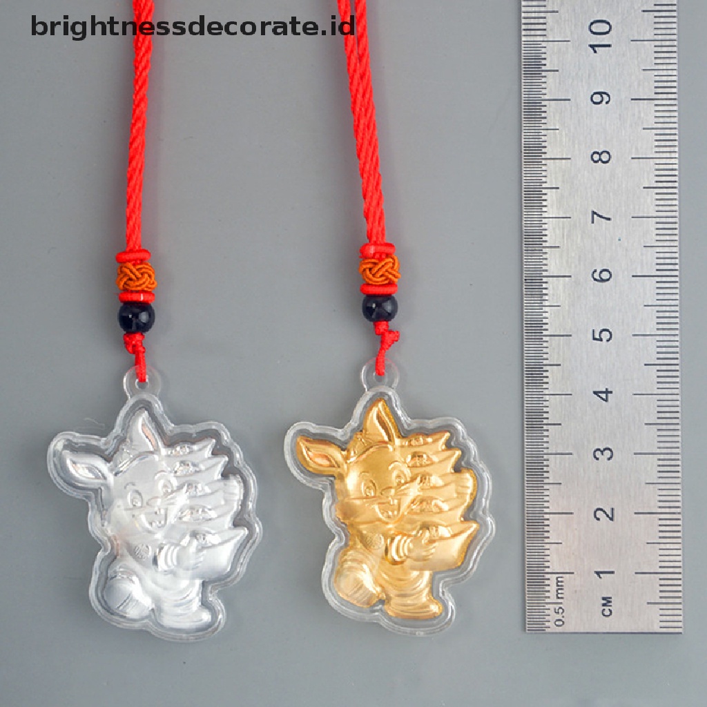 [Birth] 2023 Souvenir Kalung Liontin Koin Peringatan Shio Kelinci China New Year [ID]