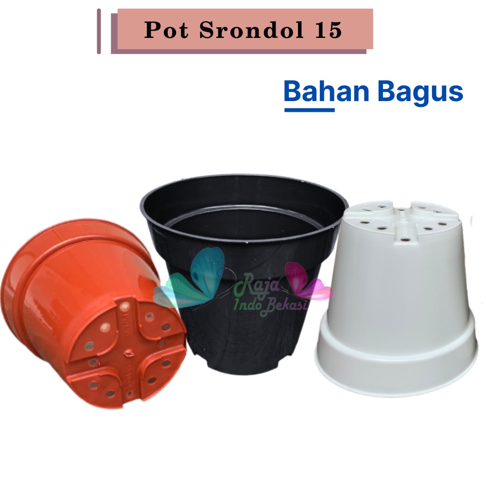 Rajaindobekasi Pot Tinggi Srondol 15 Putih Hitam Merah BataTerracota Terracotta Merah Coklat - Pot Tinggi Usa Eiffel Effiel 18 20 25 Lusinan Pot Tinggi Tirus 15 30 35 40 50 Cm Pot Bunga Plastik Lusinan Pot Tanaman Pot Bibit Besar Mini Kecil Pot Srondol