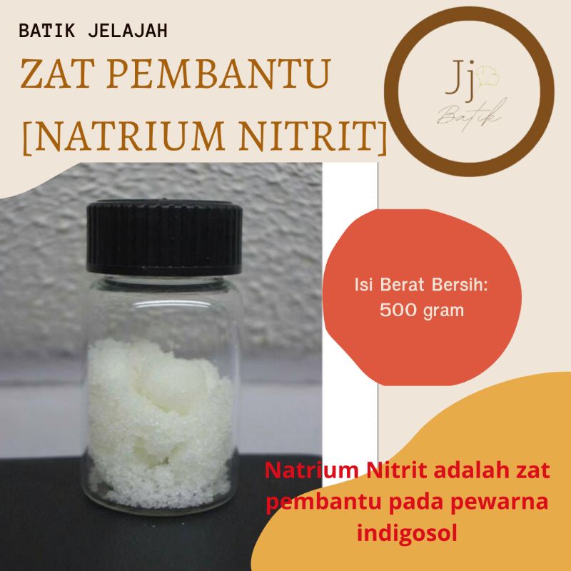 JUAL NATRIUM NITRIT/NITRIT/ZAT BANTU PEWARNA BATIK/NaNO2 500Gram