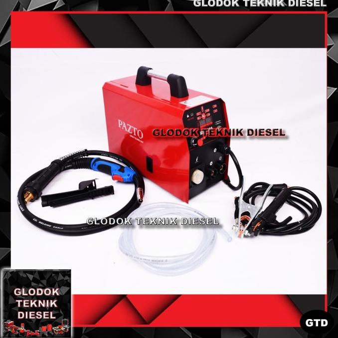 PROMO PAZTO MESIN LAS MIG 200 A 5 KG CO2 TANPA GAS WELDING GASLESS JAPAN LIMITED EDITION
