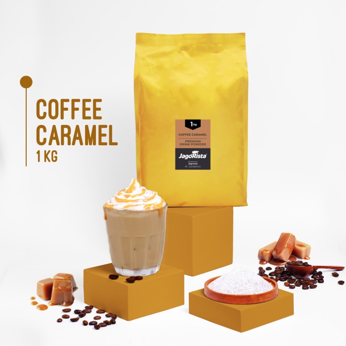 

1 KG JAGORISTA - COFFEE CARAMEL - PREMIUM BUBBLE DRINK POWDER