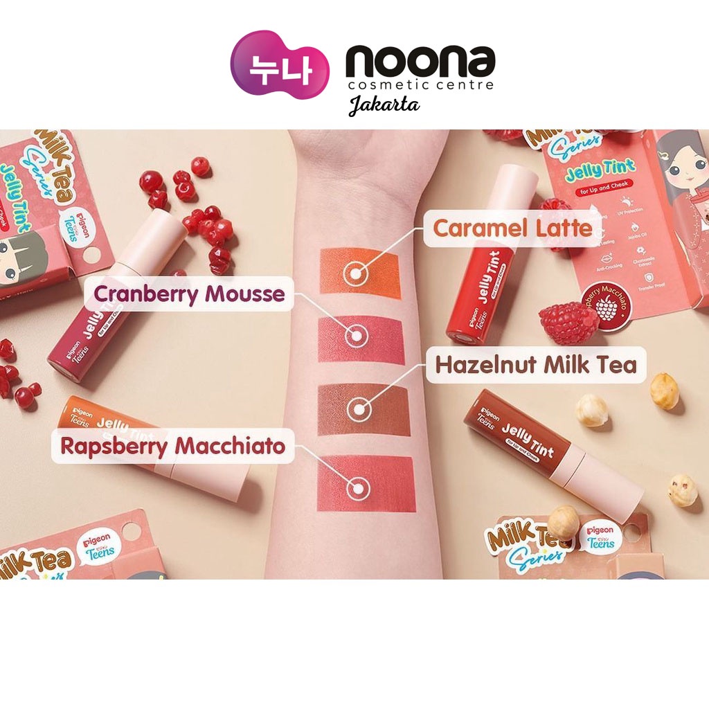 PIGEON TEENS JELLY TINT LIP AND CHEEK MILK TEA SERIES 2.2GR -NJ