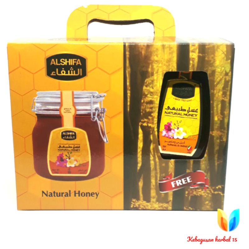 madu alshifa paket 1 kg free 250 gr paket alshifa