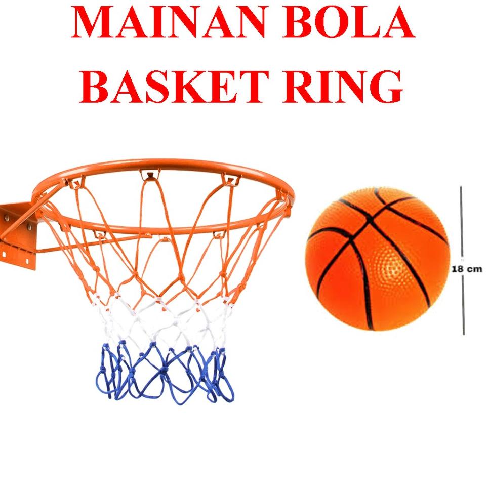 MAINANKEI MAINAN BOLA BASKET DAN RING MAINAN ANAK LAKI LAKI RING DAN BOLA BASKET ▪ PDK.27Ja23ž