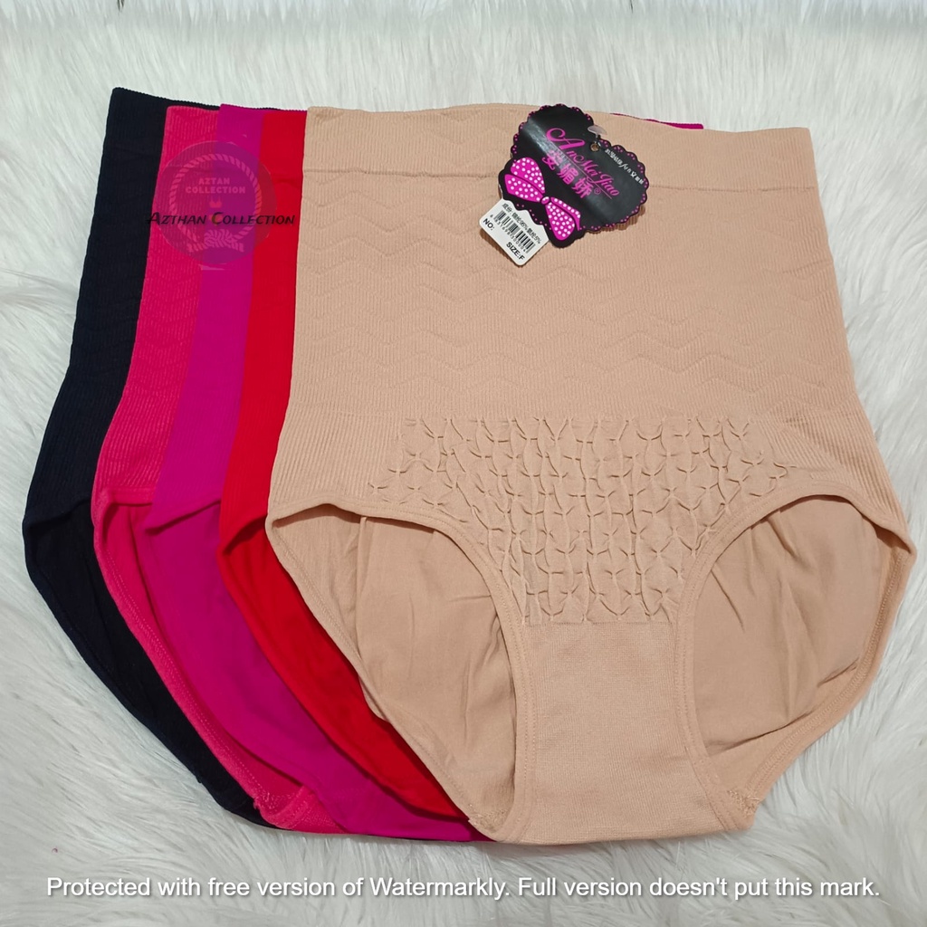 Celana Korset Pelangsing,CD Korset Wanita ANMEIJIAO  Bahan Rajut Pinggang Tinggi