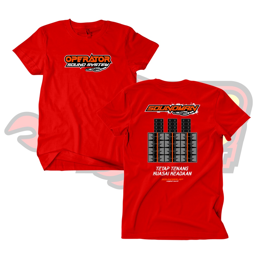 Kaos Operator Sound System / Tukang Sound - Kaos Distro Pria - SoundBalapBlitar