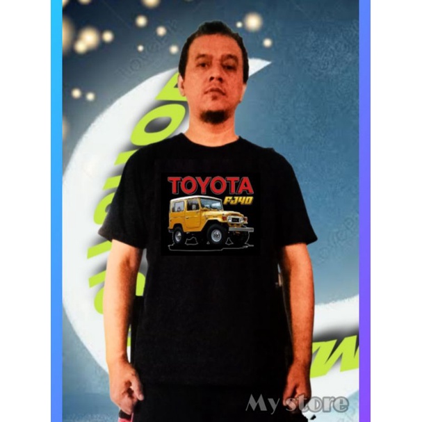Baju kaos mobil Toyota Hardtop FJ40