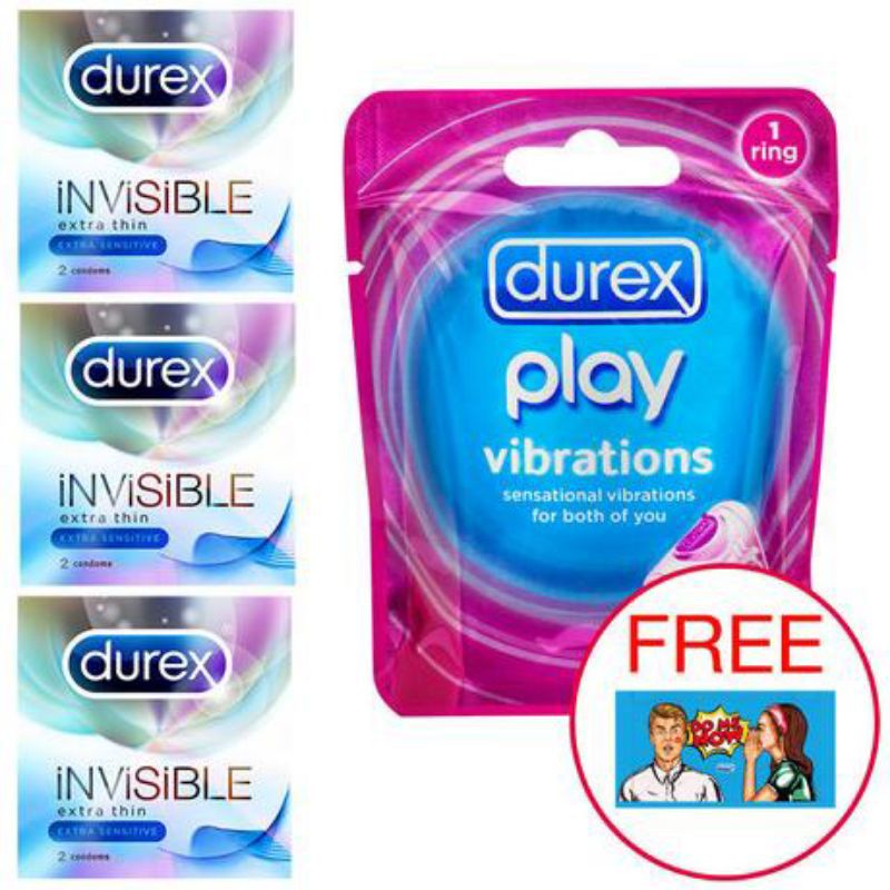 Promoo \ Durex Play Vibrator Ring - Alat Bantu Sex Toy Pria & Wanita Berkualitas0326