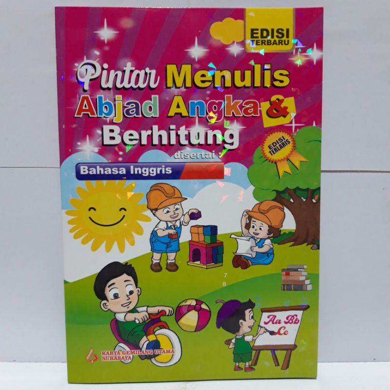 Buku Anak - Pintar Menulis Abjad Angka & Berhitung - KGU