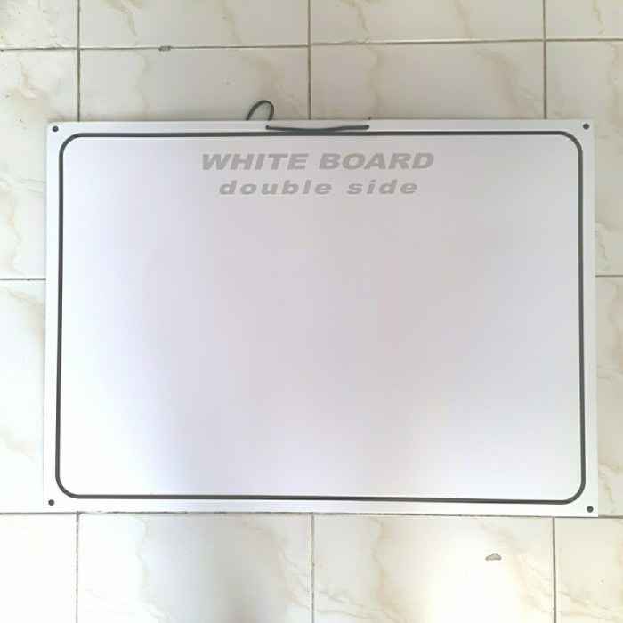 

Papan Jalan Whiteboard Tipis Lentur Double Side Time Table 50X70Cm - 1 Buah