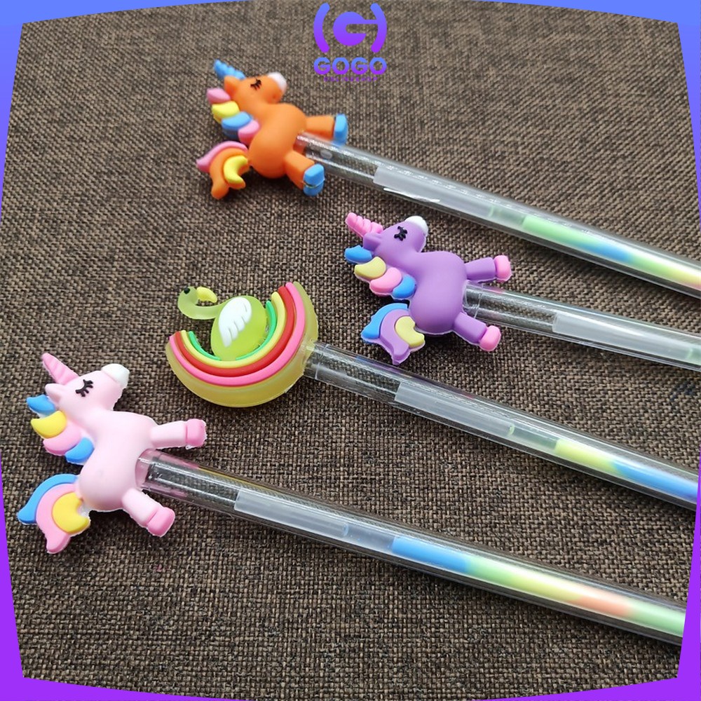 

GOGO-A44 Pulpen Gel 0.5mm Karakter Angsa Tinta Rainbow Pena Pelangi Lucu / Alat Tulis Sekolah Drawing Pen Warna Warni Import