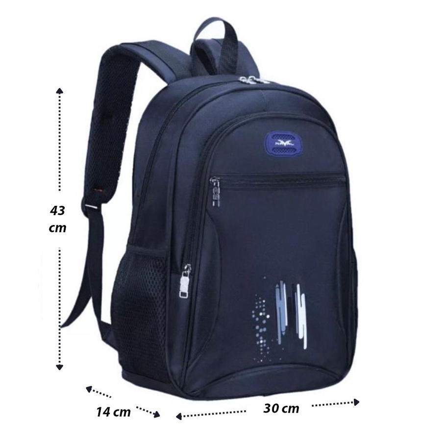 Tas Naval Ransel ABG Tas Casual Remaja Import Tas Sekolah SMP-SMA Unisex Ransel Kuliah Pria Wanita Waterproof