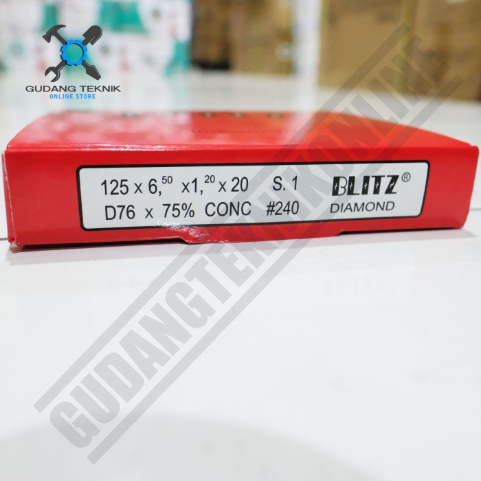 Batu Asah Diamond Grinding 5&quot; BLITZ /  Diamond Asah Grinding Whell Grit 240 5 Inch BLITZ