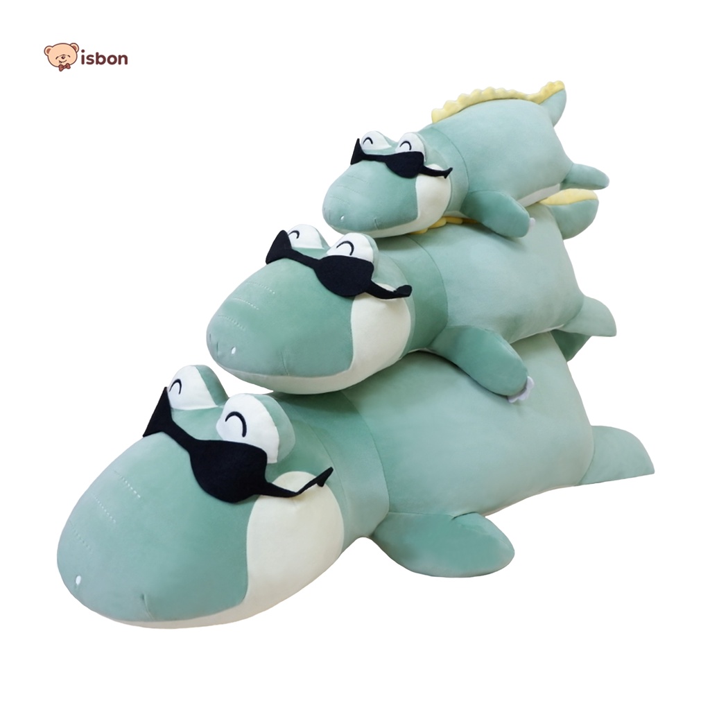 Guling Boneka Buaya Alligator Karakter Crocodile Premium ISTANA BONEKA Bolster Hijau Hadiah Kado Pacar Anak Pasangan