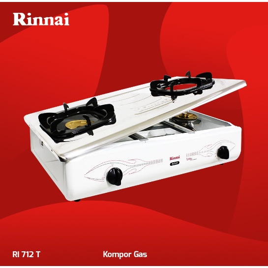 RINNAI KOMPOR RI 712 T / RI-712T (2 TUNGKU) GARANSI RESMI