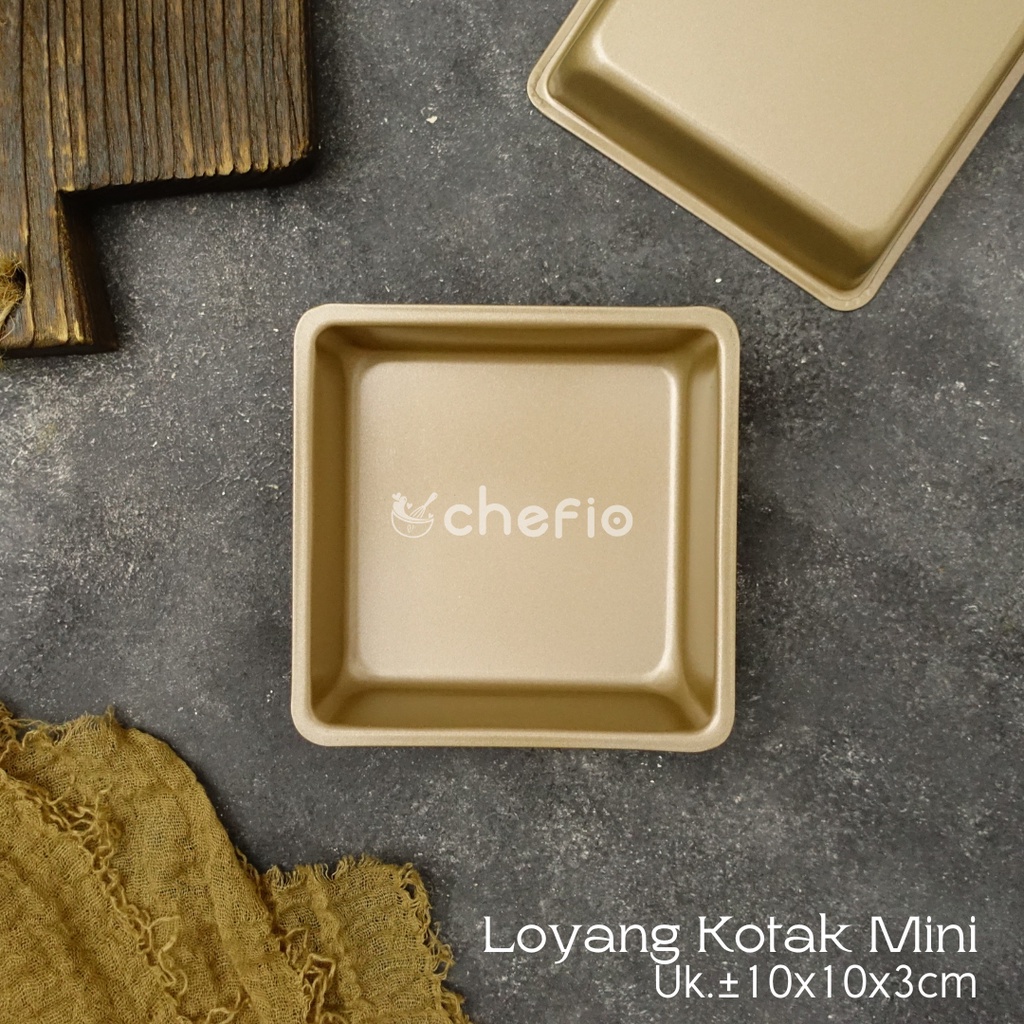 Chefio Loyang Mini / Loyang Roti / Loyang Kue Anti Lengket