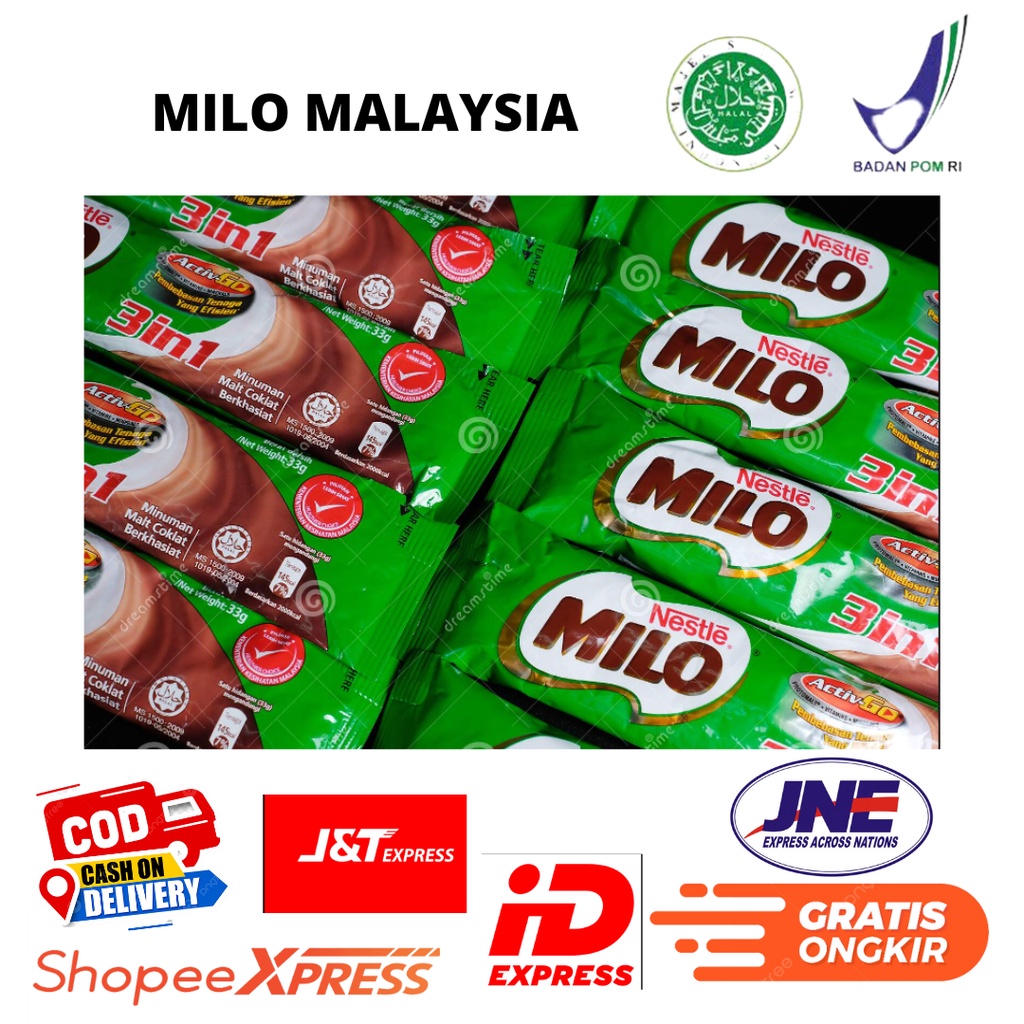 

Susu Bubuk Milo 3 in 1 Rasa Coklat Sehat dan Bergizi Untuk Dewasa dan Anak - anak Di masa Pertumbuhan