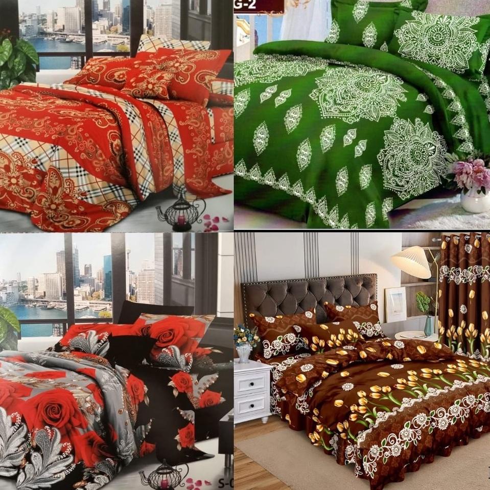 [KODE 77]  Sprei Set JUMBO 240x200 Katun BONITA