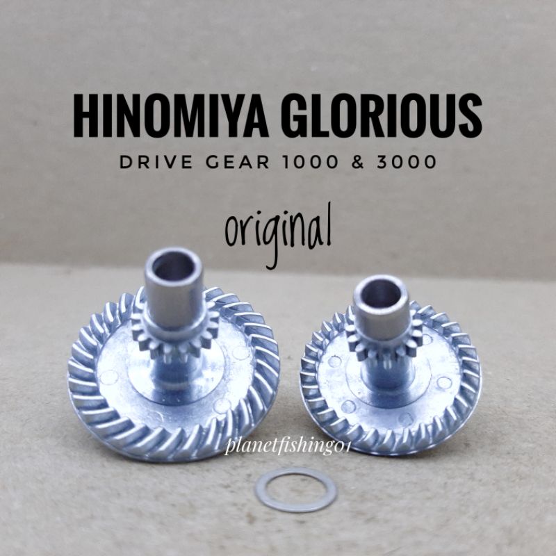 drive gear hinomiya glorious 1000 3000 / main gear reel hinomiya glorious 1000 3000 / gear payung hi