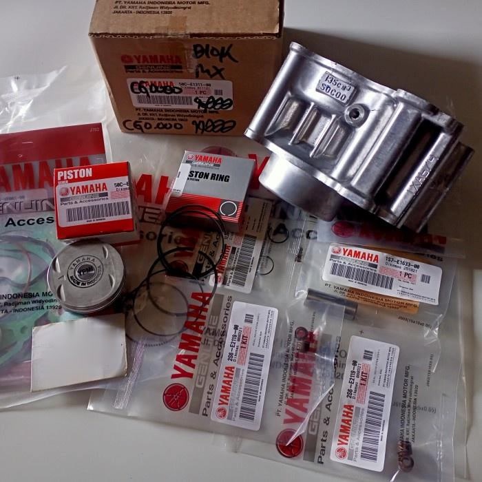 Blok Seher cylinder komplit original Yamaha Jupiter MX lama/New (COD)