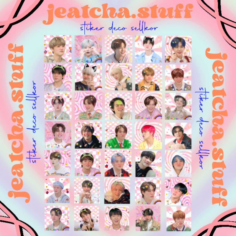 Sticker mail NCT Dream cute deco ala sellkor | cetak sticker korean 70pcs