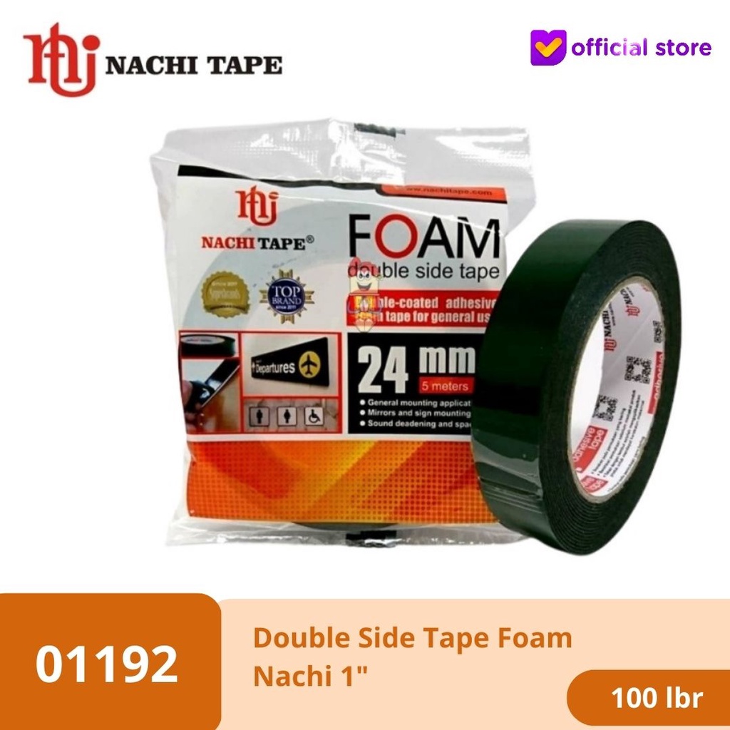 

Isolasi Double Side Tape FOam NAchi 1 Inch
