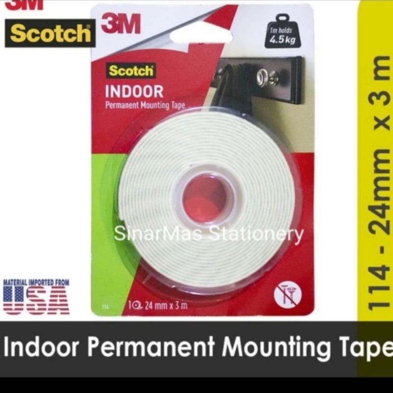 

Double Tape Spon 3M 24mm x 3m - Double Tape Busa 3M 24mm x 3m