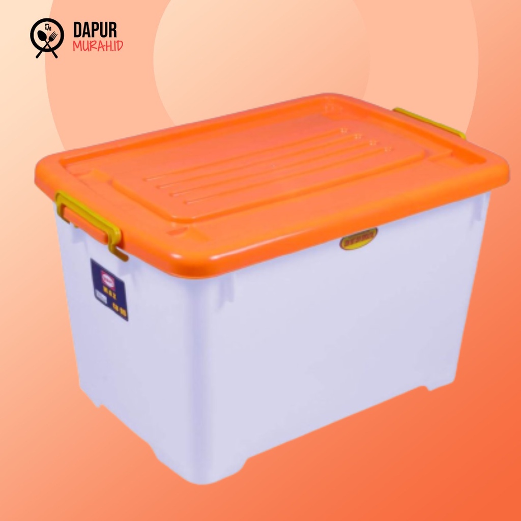 DM -  Shinpo Container Box Cb 95 SIP 114 MAX 95 Liter Kotak Penyimpanan Besar Serbaguna dan Roda Kontener Kontainer Contener Box