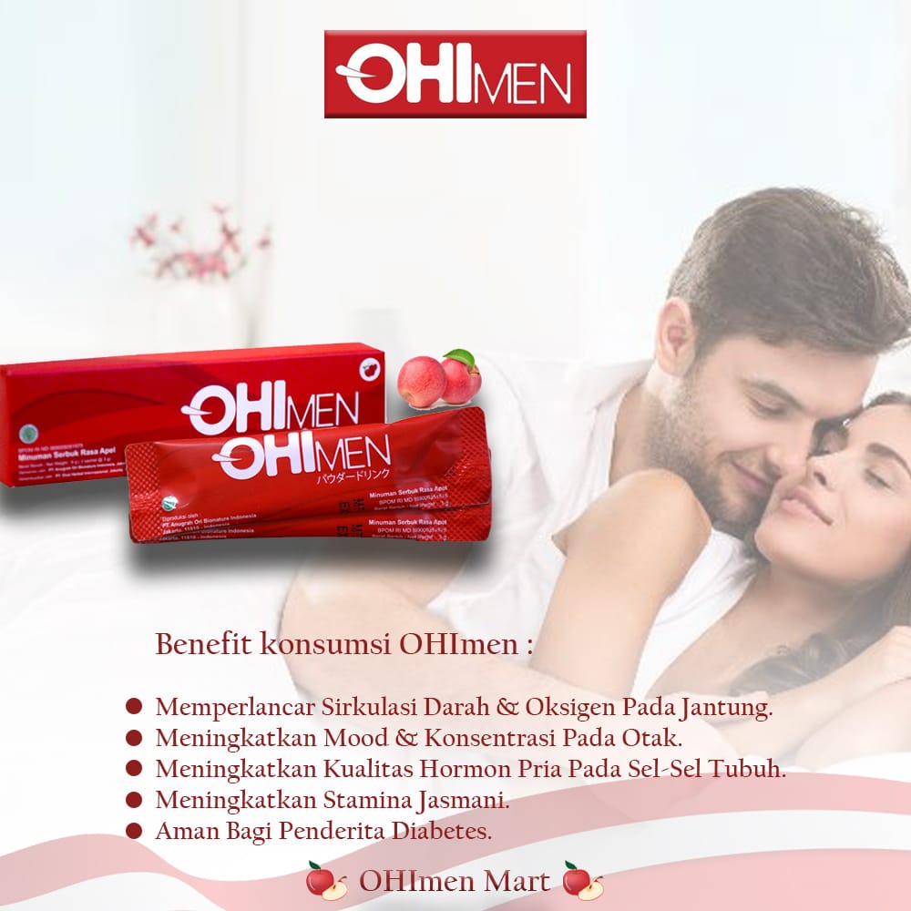 OHIMEN Minuman Hebal Ginseng Kopi Stamina BPOM &amp; HALAL OHI MEN