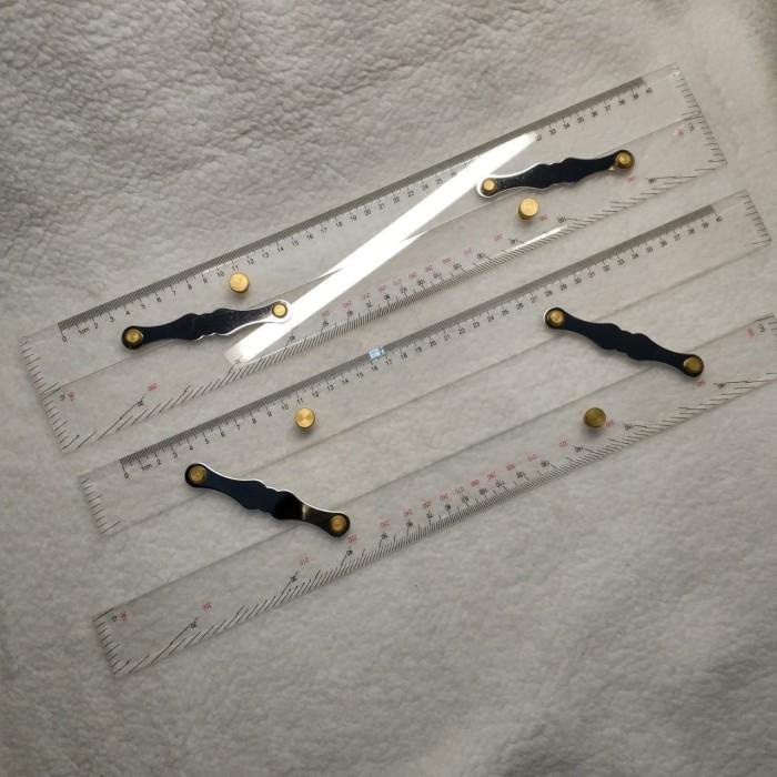 

Mistar Jajar Peta 450Mm Navigation Parallel Ruler 022