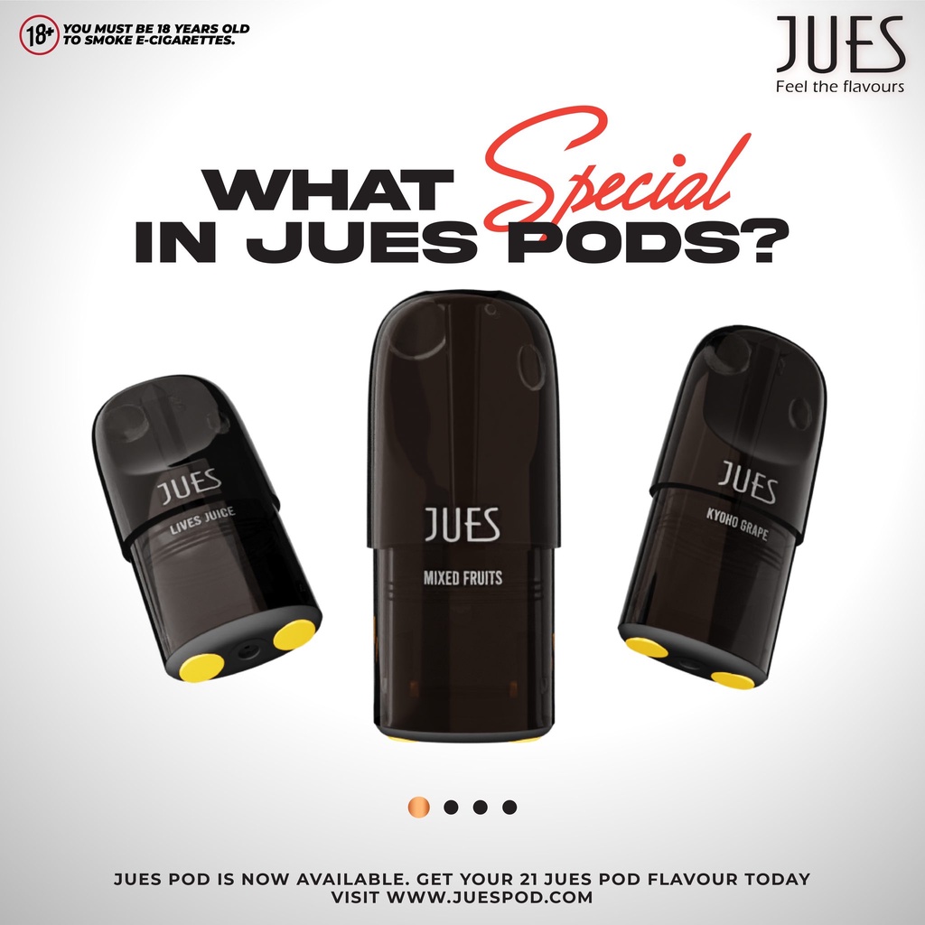 JUES Pods Pro Ceramic - Strawberry Kiwi - Compatible with RELX Infinity Essential