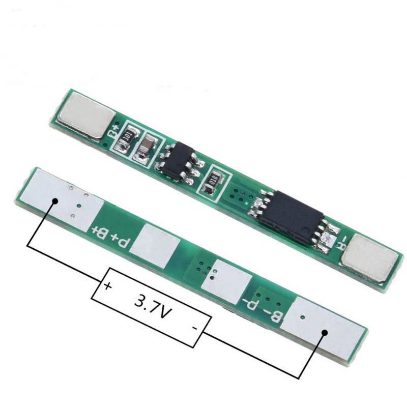 Lithium battery 18650 protection 3.7V overcurrent 1-3A (078)