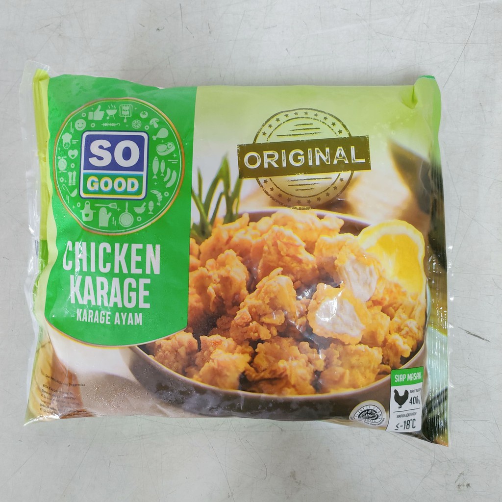 

So Good Chicken Karage 400gr Instant Sameday Ready Poris