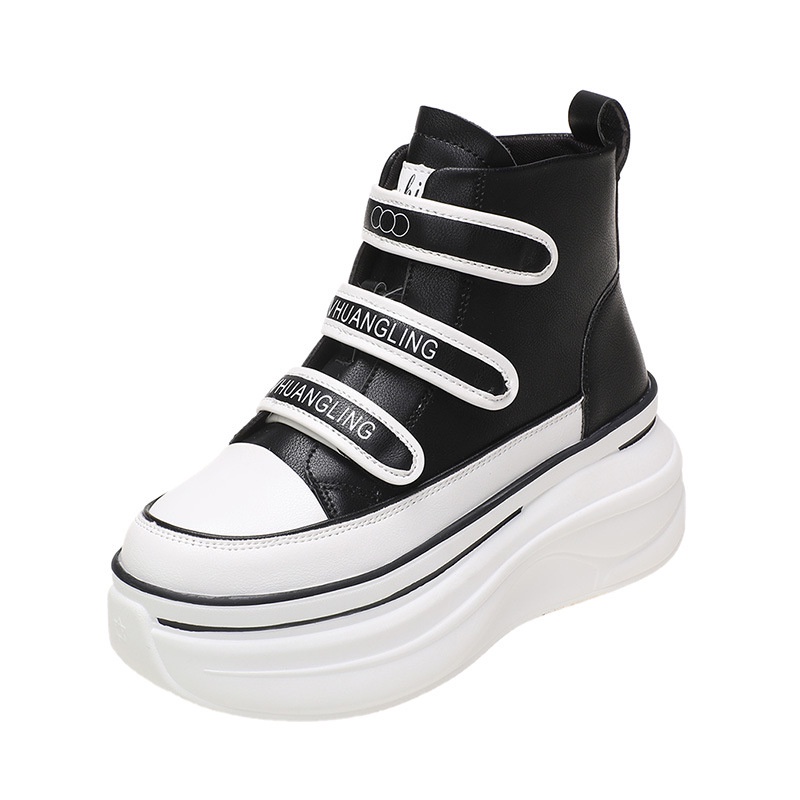 Zealo.Shoes 238 Sepatu Sneakers Black/White Shoe Wanita Import Premium Quality