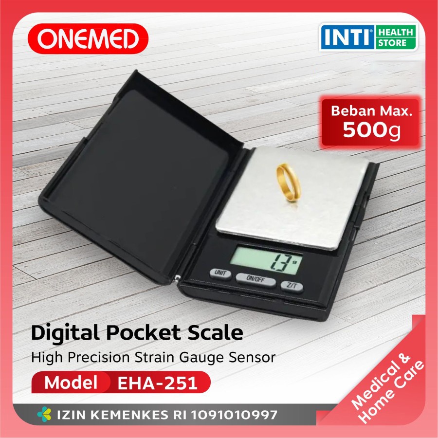 Onemed | Timbangan Digital Pocket EHA251 | Timbangan Digital Saku