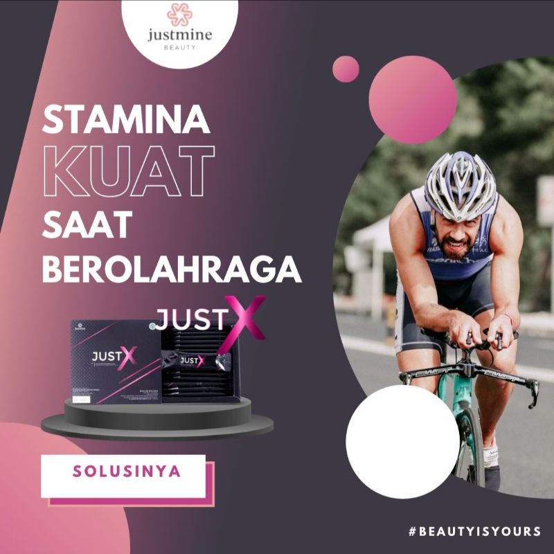 (OBRAL) Just X - Suplemen Serbuk Gingseng Herbal Penambah Stamina Pria | Suplemen Herbal Seperti Golo dan Geha | Exp September 2023