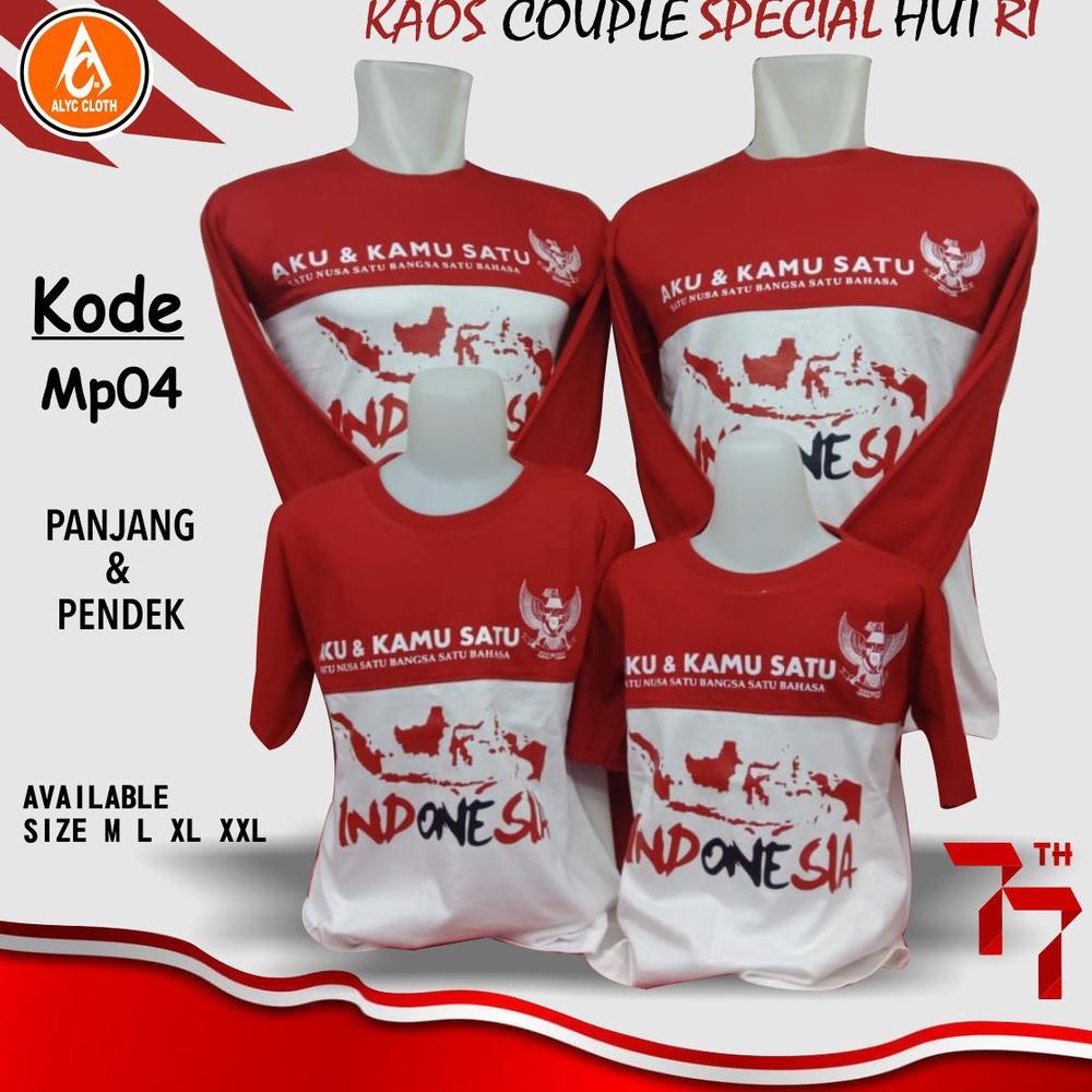 BISA COD Kaos Merah Putih Special 17 Agustus//Kaos Seragam agustusan phiber