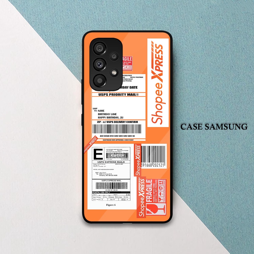 [FR25] Case Glossy Samsung A13 A23 A32 A33 A52 A52S A53 A72 A73 4G 5G Casing Kilau Kesing Keren Lucu