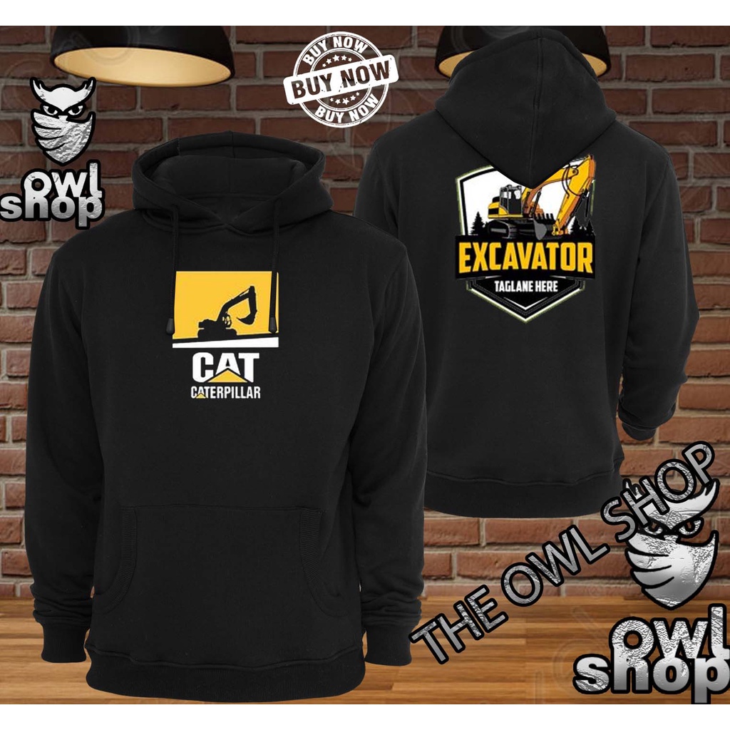 Jaket Sweater Hoodie  CATERPILLAR Keren Pria & Wanita   CATERPILLAR