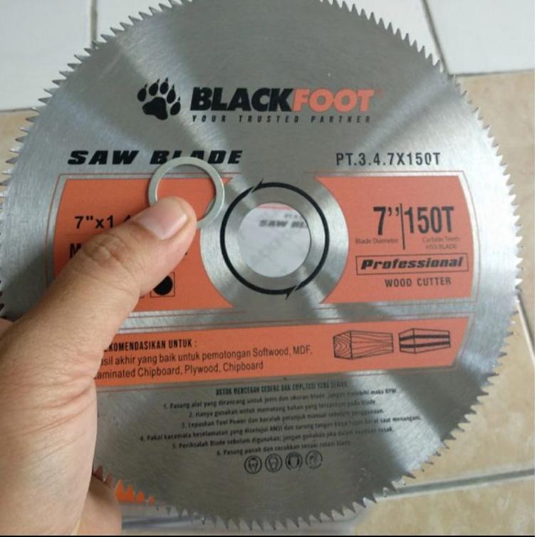 ƒ Saw Blade 7inch x 150T / Mata serkel 7" Spesialis Potong triplek dan kayu Berkualitas UPDATE 851 ポ