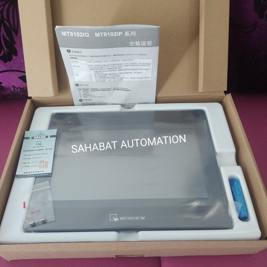 Hmi Weintek Weinview MT8106IP Touch Screen Weintek 10 Inchi Ethernet Pengganti MT8102IP