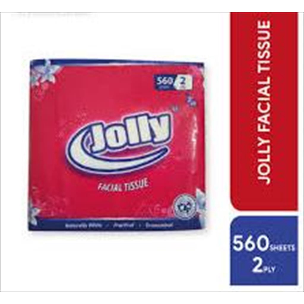 tisu facial jolly 560 gram 2 ply