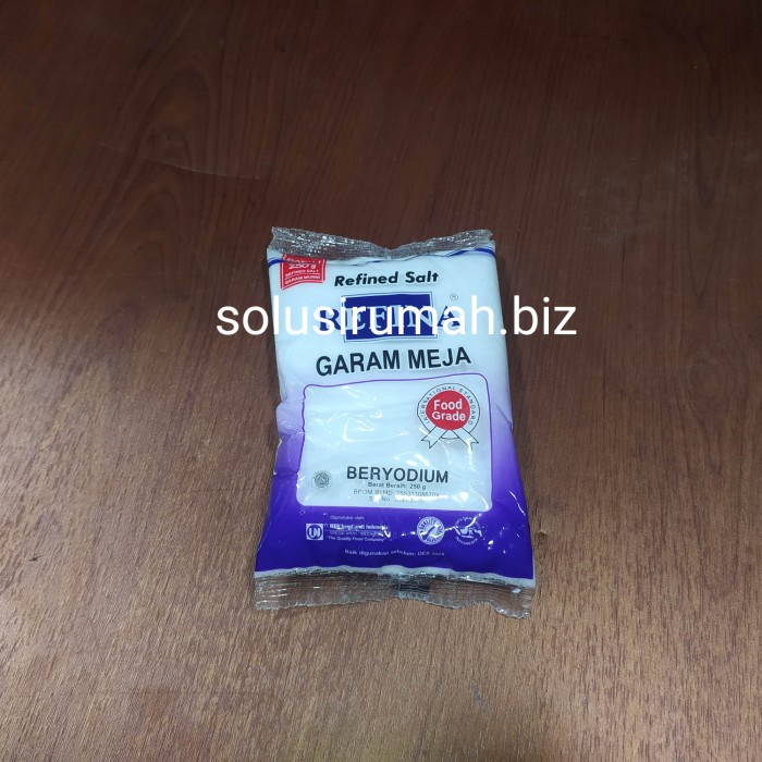 GARAM MAKANAN BERYODIUM REFINA 250G KEMASAN 1/4KG 250 GRAM 250 G