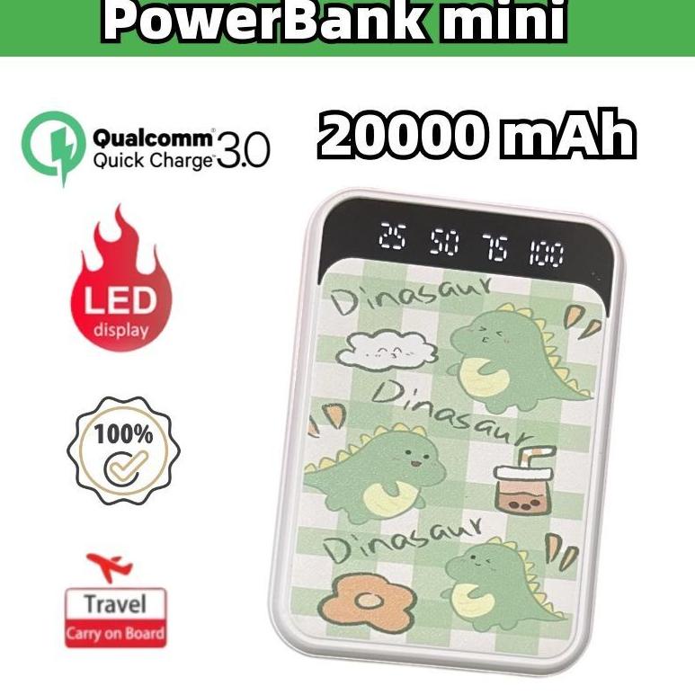 ISI9U PowerBank 20000mAh mini Fast charging LED Display PowerBank External Battery Pack Power Bank 45