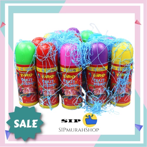 Semprotan Jaring Laba Laba / Souvenir Ultah / alat pesta ulang tahun / semprotan pesta Party String / Party String Spray / String Spray Party / Semprotan Jaring Laba Laba / String Semprot