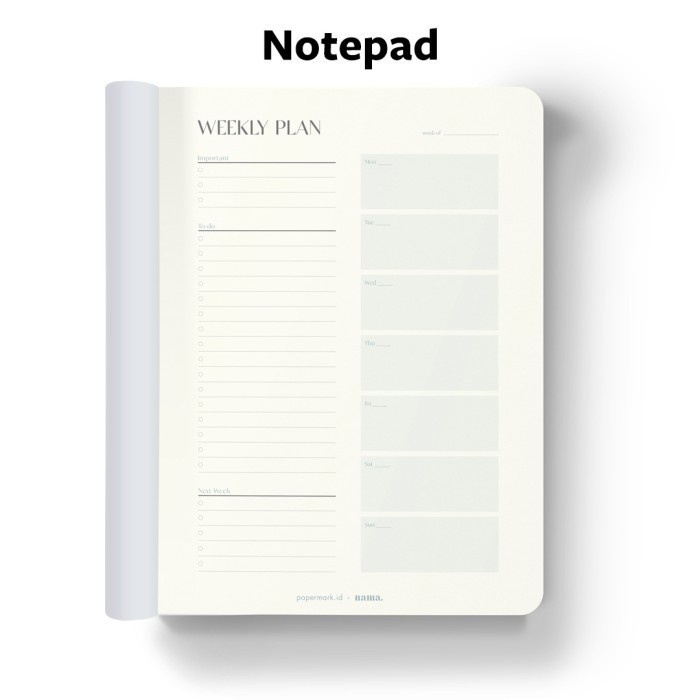

Papermark X Nama A5 Leather Notebook Off White