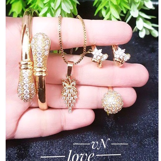 Xuping Set Perhiasan Wanita Gelang Cobra Gold 1201ab