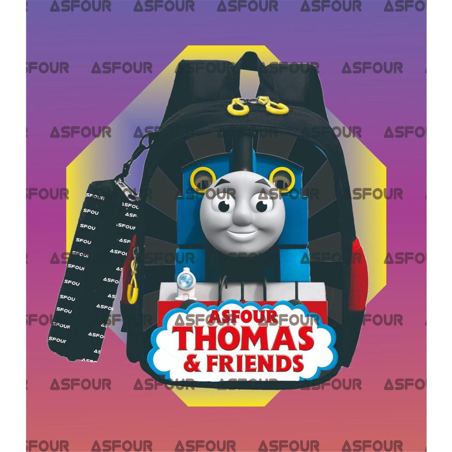 ASfour - PREMIUM Tas anak sekolah laki laki ransel THOMAS AND FRIENDS terbaru 2023 bisa bayar di tempat ( COD )