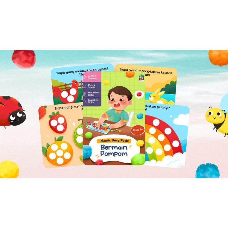 Islamic busy pack Bermain Pompom